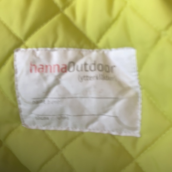 Hanna Andersson Floral Hooded quilted parka 120 - Picture 8 of 11